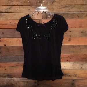 Sheer black shirt